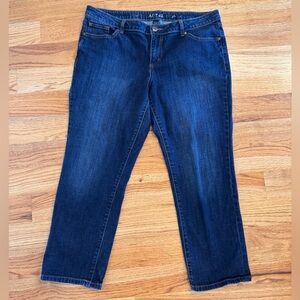 Apt. 9 Indigo Cropped Straight-Leg Jeans